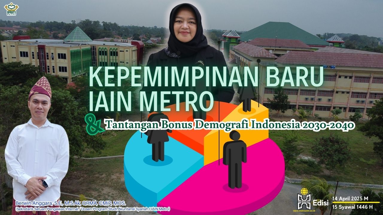 1.Cover Artikel KEPEMIMPINAN BARU IAIN METRO DAN TANTANGAN BONUS DEMOGRAFI INDONESIA