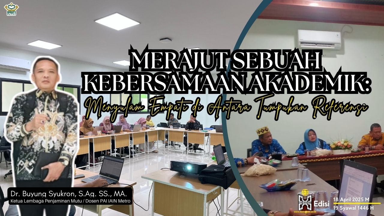 3. Cover MERAJUT SEBUAH KEBERSAMAAN AKADEMI Buyung Syukron 18042025